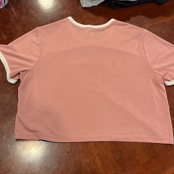 Forever 21 Cropped Ringer Tee. Size S. Super Cute & Soft! - Picture 3 of 6